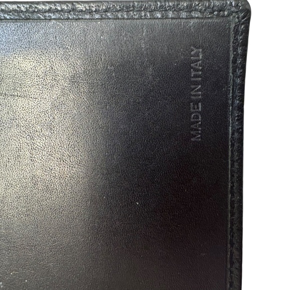 Coach vintage black leather business folio made in Italy rare - Picture 7 of 7